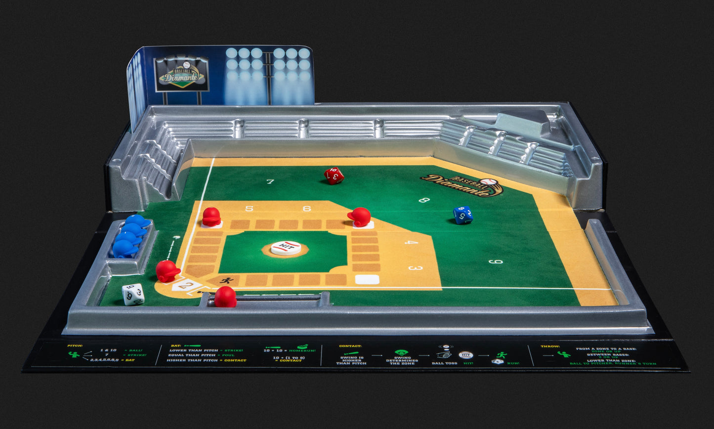 Baseball Diamante Boardgame. SOLD OUT.. KICKSTARTER COMING VERY SOON!